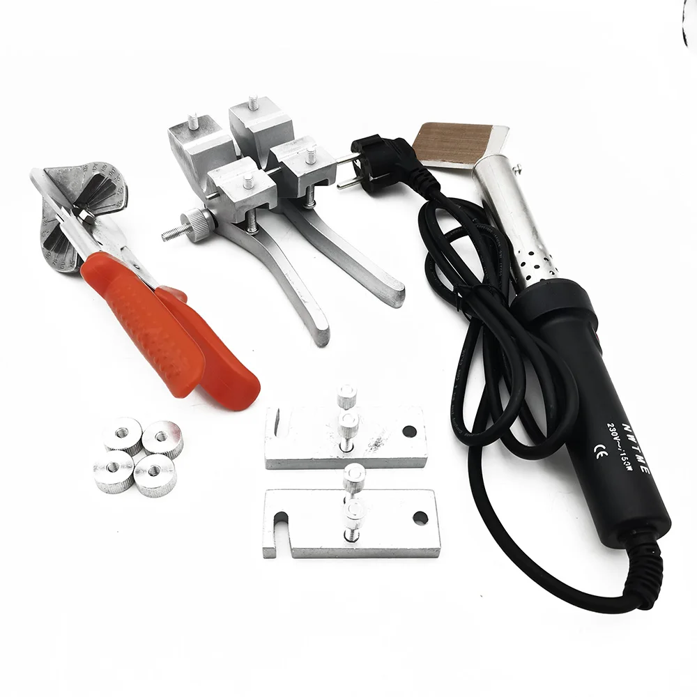 110V/220V PU Round Belt Butt Welding Kit Welder Machine & Scissor & Clamp with Carry Box with Temp Adjustable