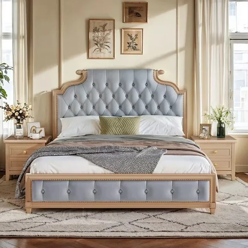 

Furniture Bett Queen 150x200 King Bed Simple Frame Wood European Double Bed Modern Letto Matrimoniale Lit Camas De Dormitorio