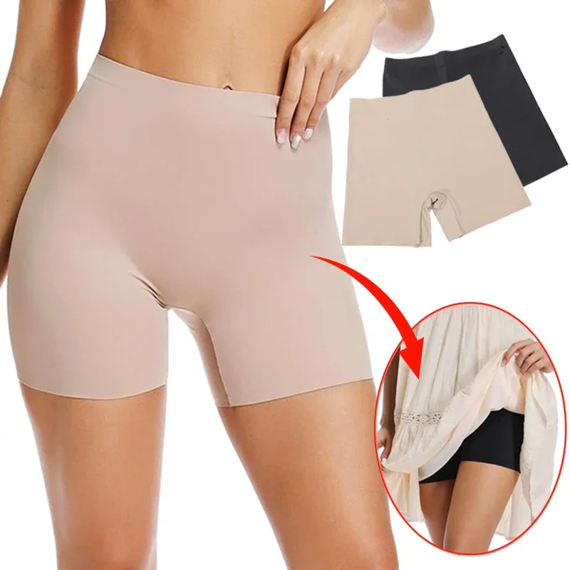 

Seamless Slip Shorts Women Panties Shapewear Thigh Slimmer High Waist Tummy Control Body Shaper Nude Shaping Underwear Summer