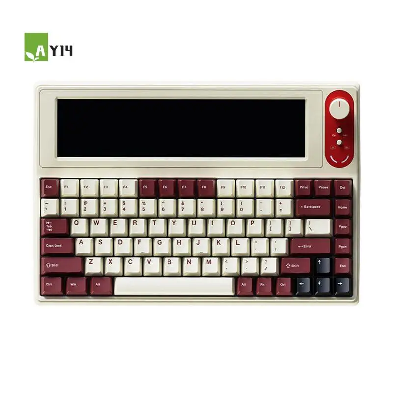 

AY14 -AKP846 Smart Display Mechanical Keyboard With 10.1-Inch Color Screen, GASKET Structure, Hot-Swappable PBT Keycaps