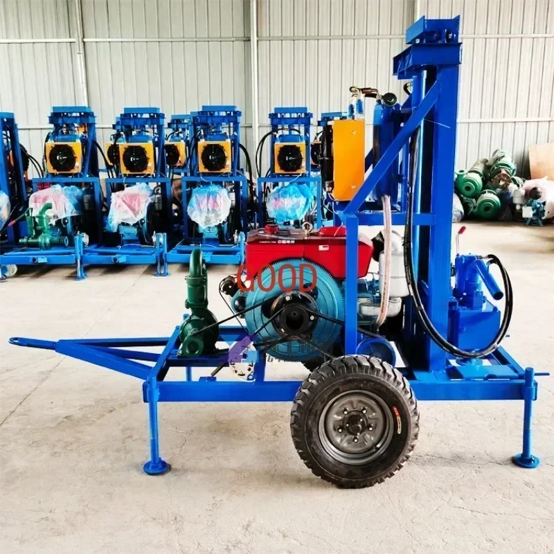 

100m Hydraulic Borehole Drilling Machine Geotechnical Investigation Drill Rig Small Portable Water Well Drilling Rig