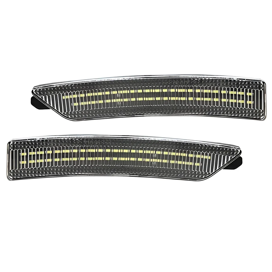 1 Pair Front Fender Side Marker Turn Signal Light Lamp Fit For Ford Mustang 2024-2025