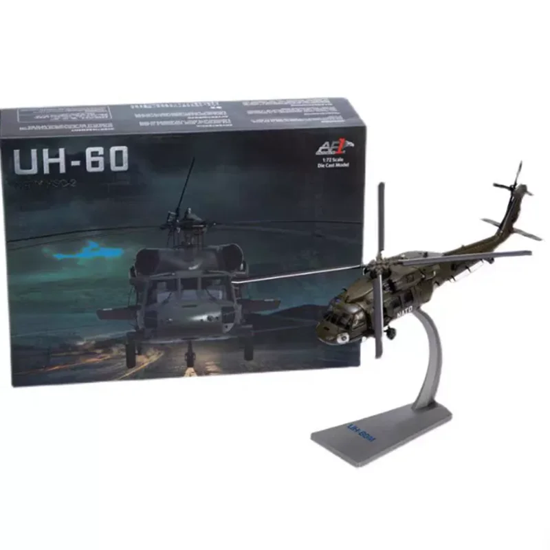 

Литой под давлением масштаб 1:72, UH-60, модель вертолета из сплава, самолет, статическая коллекция, украшенные праздничные подарки, игрушки, сувенирный подарок