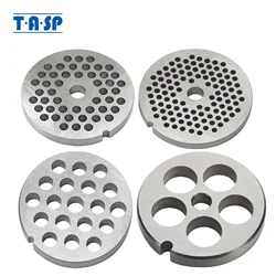 TASP 62mm Meat Grinder Disc Mincer Plate Parts for Bosch MFW66020 MFW3X10W Zelmer 586.8 886.8 986.8 987.8 Kenwood MG450 MG510