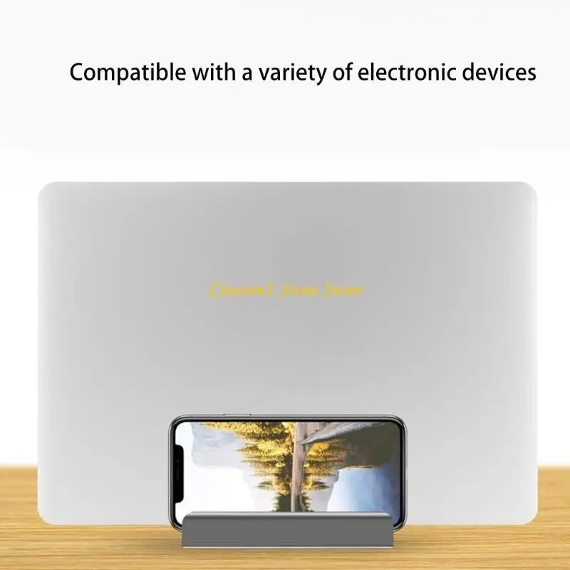 A3PC Vertikaler Laptop-Ständer, verstellbarer Dock-Halter für Pad, Notebook, Tablet, Kühlhalterung, Schreibtisch-Organizer – Detail 4