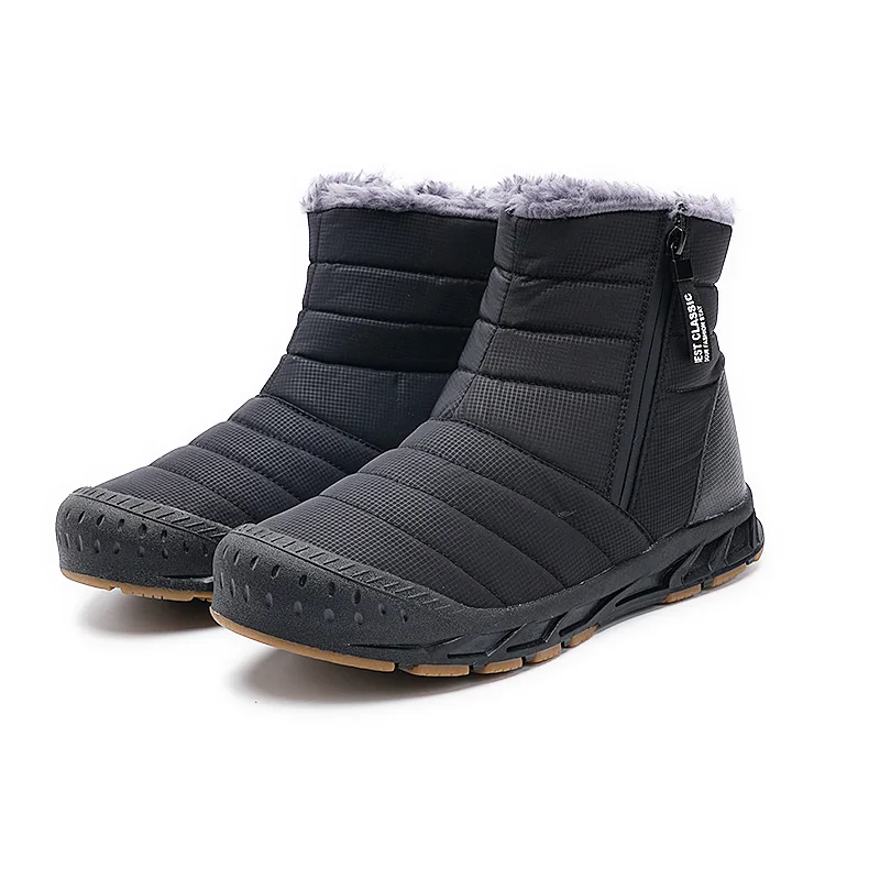 

New High-Top Snow Boots, Outdoor Sports and Leisure Walking Hiking Boots, Men's and Women's Waterproof Cotton Shoes