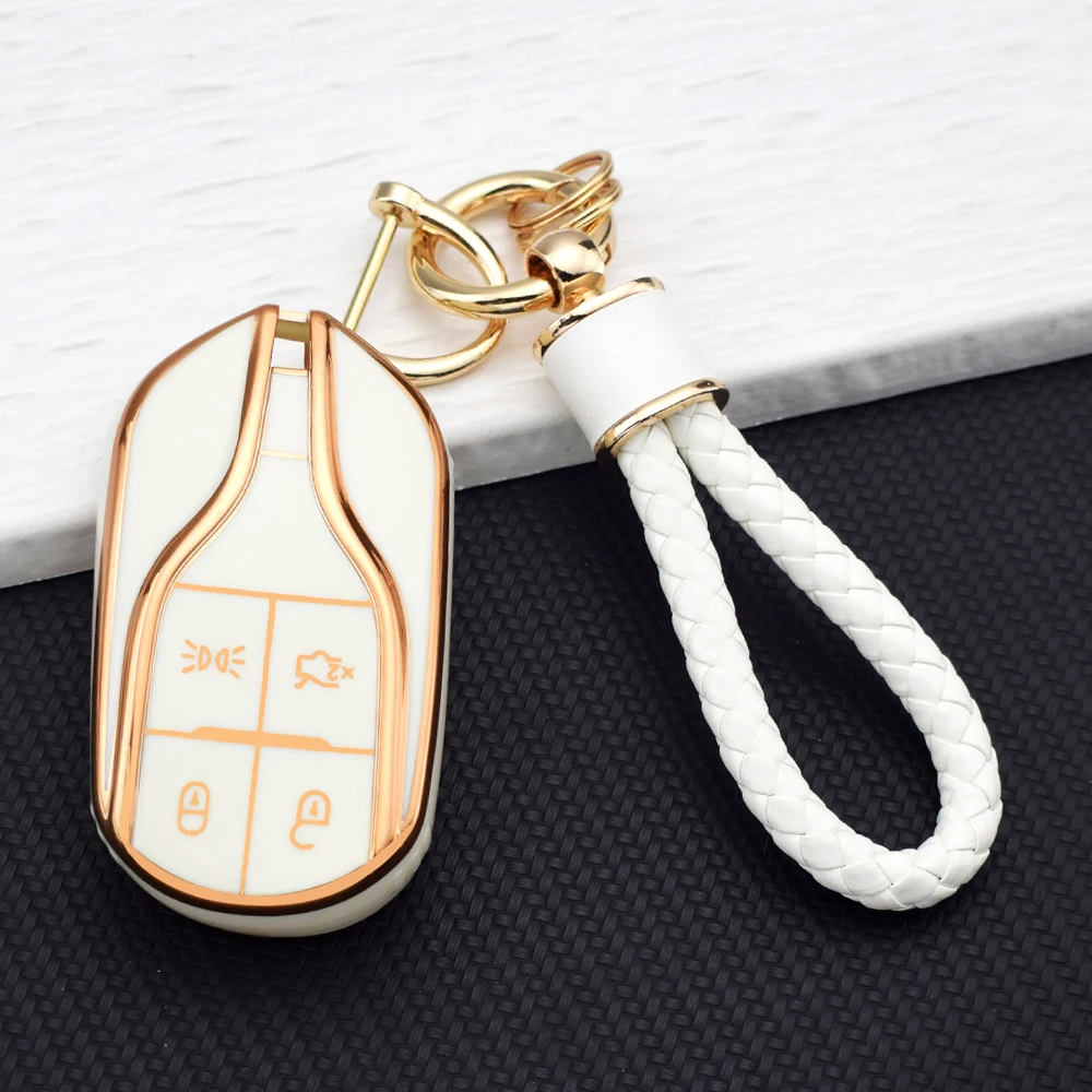 TPU Car Remote Key Case Cover for Maserati Levante Ghibli Quattroporte GT Granturism GranCabrio Holder Protection Accessories