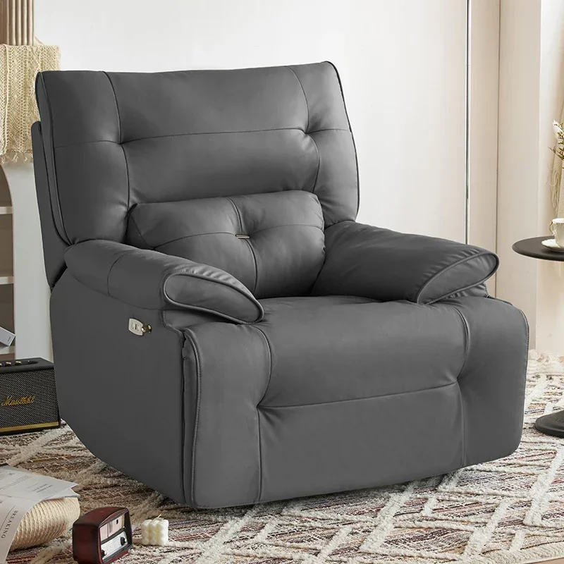 

Multi functional single person electric sofa, sleepable and reclining, simple living room, leisure rotating rocking chair