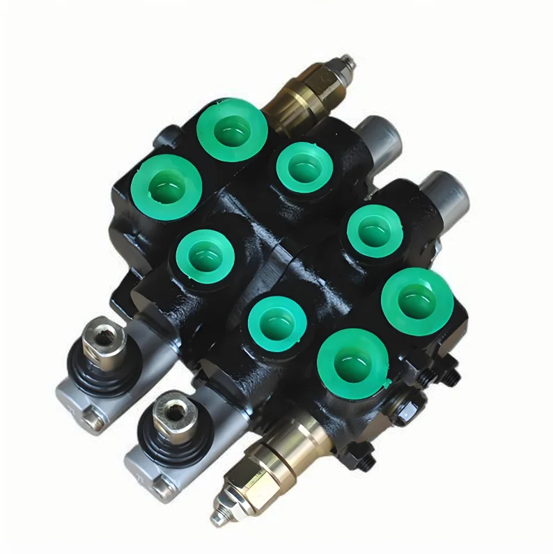Industrial hydraulic system multi-directional control valve