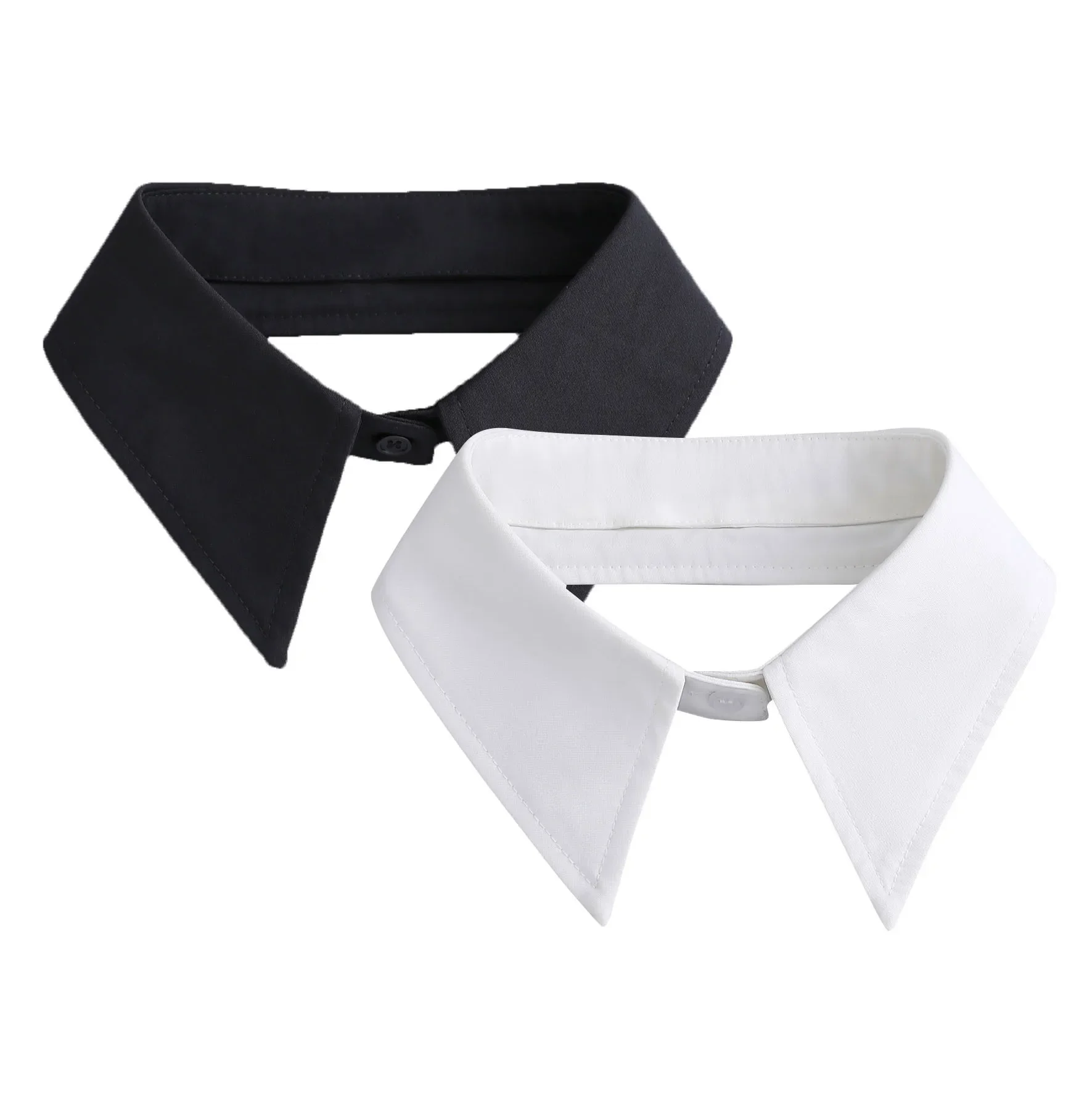 

Модная белая блузка с искусственным воротником, свитер, рубашка со съемным воротником, черная рубашка с накладным воротником и лацканами, декоративная одежда