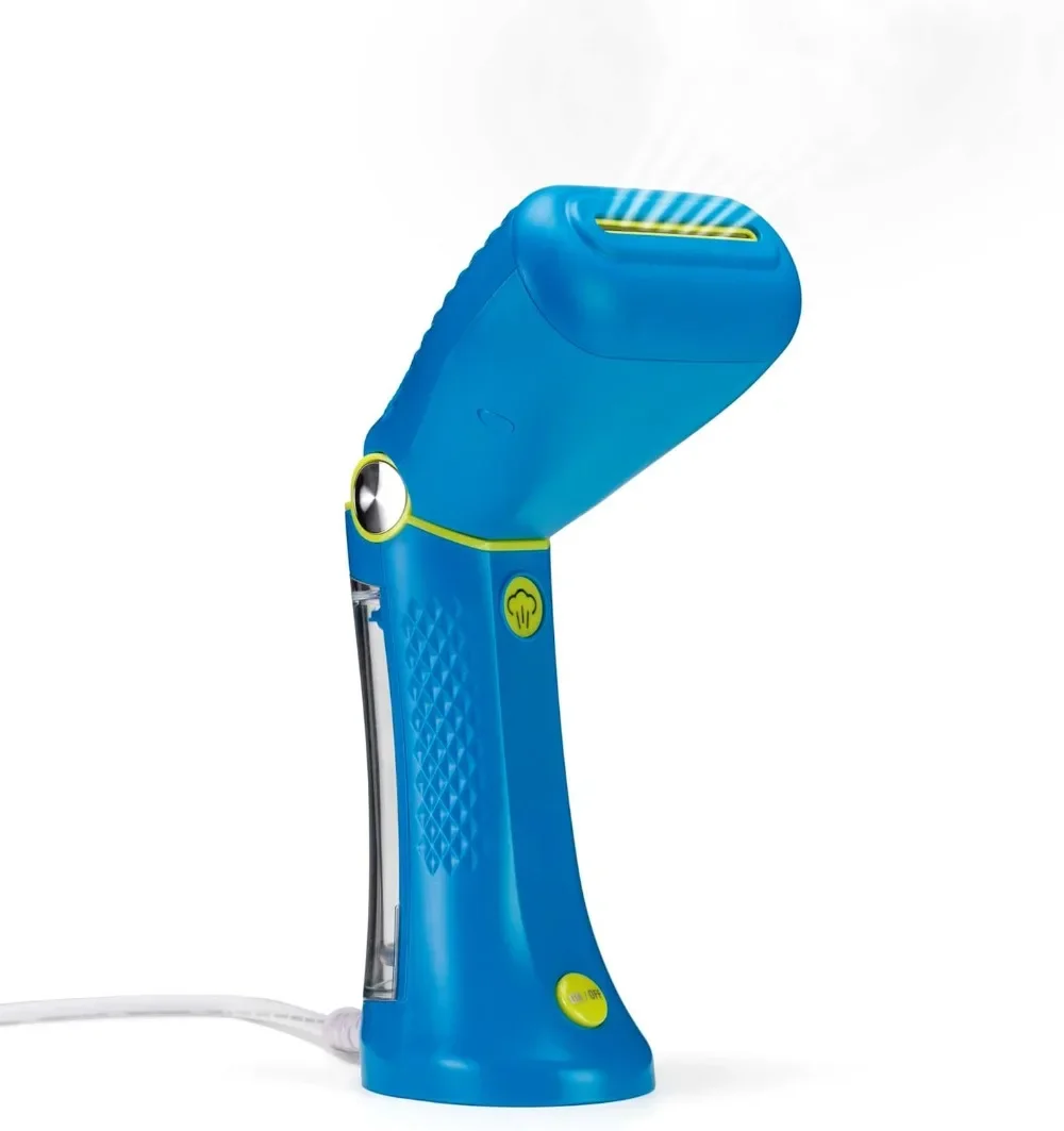 Conair GSC24BLE Plancha de vapor vertical Power Steam, Compacta y ligera, Ideal para viajar, Elimina el 99,9% de las bacterías,
