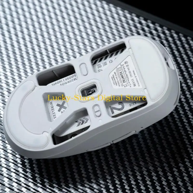 

T3EE Mouse Skates Mouse Feet Curved for Pulsar Wireless Mouse Pad Anti-slip White 2 Sets