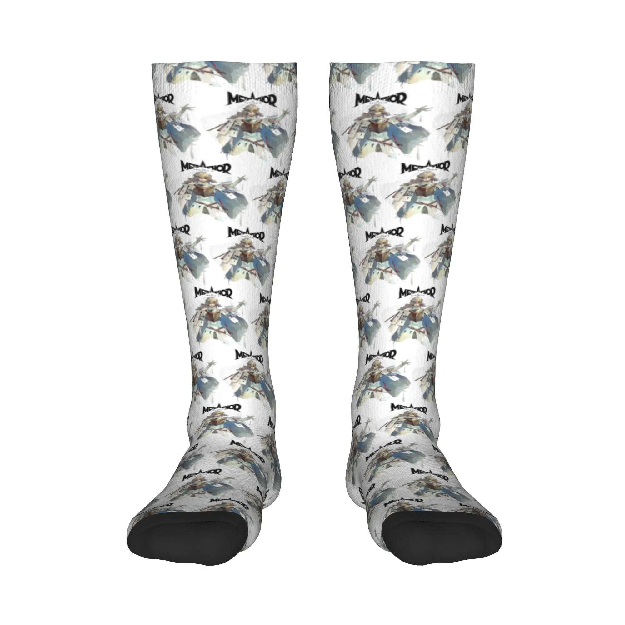 

Всесезонные чулки для экипажа Metaphor Refantazio Louis Atlus, носки Harajuku Crazy, длинные носки в стиле хип-хоп, аксессуары для мужчин и женщин