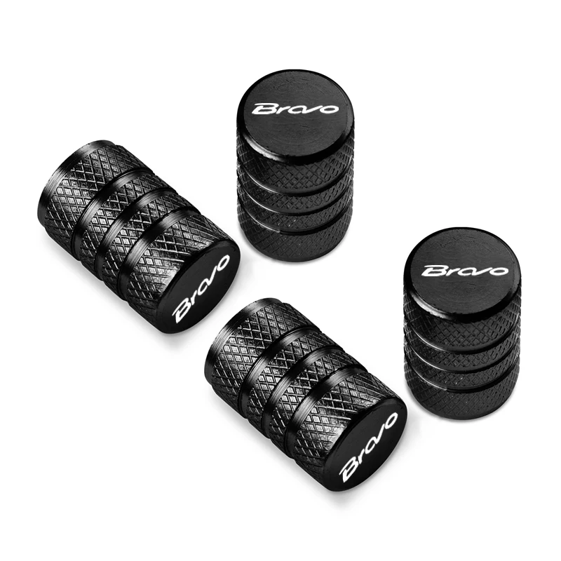 4 stuks voor Fiat BRAVO Auto Wiel Ventieldopjes Band Stem Covers Airdust Waterdicht - afbeelding 1