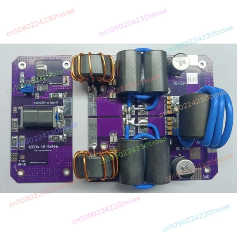 

1200W 1.8-54MHz HF Power Amplifier Board Module for Ham Radio Shortwave MRF1K80H BLF188