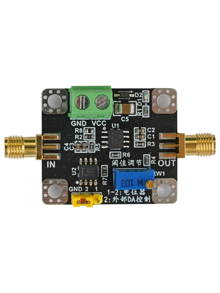 TLV3501 Module 4.5ns High-speed Voltage Comparator Programmable/manual Threshold Adjustment Sine to Square Wave