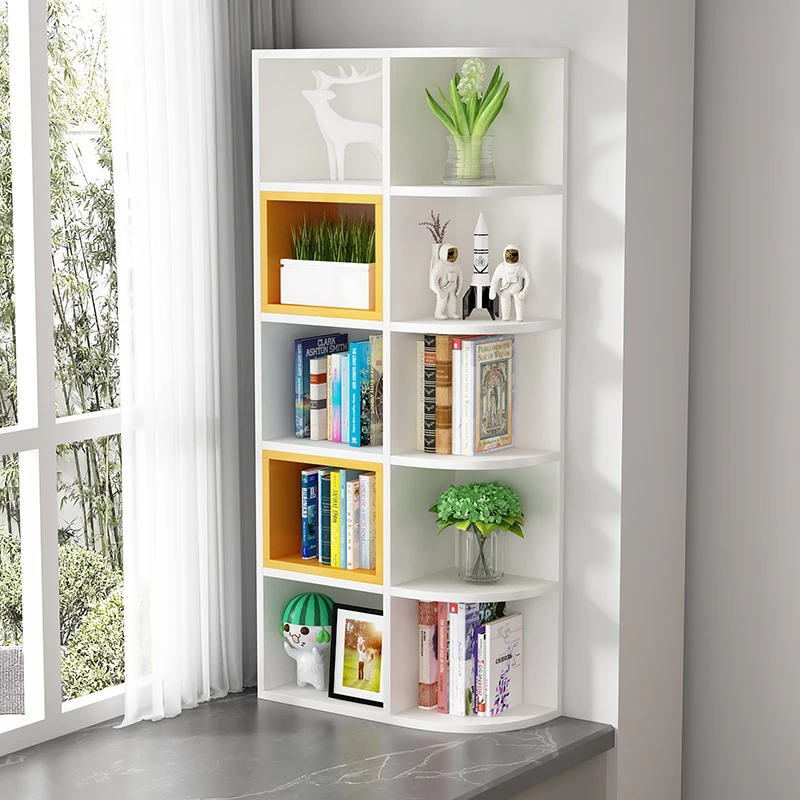 Bay Window Balcony Storage Cabinet Table Storage Rack Children's Shelving Bedroom Tatami Simple Floor-to-ceiling Bookcase