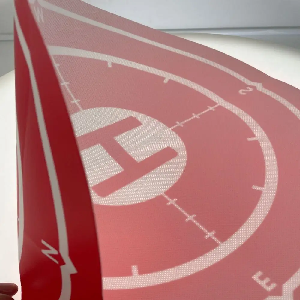 방수 쿼드콥터와 방풍 못이 있는 접이식 RC 드론 매트 휴대용 범용 접이식 착륙 패드