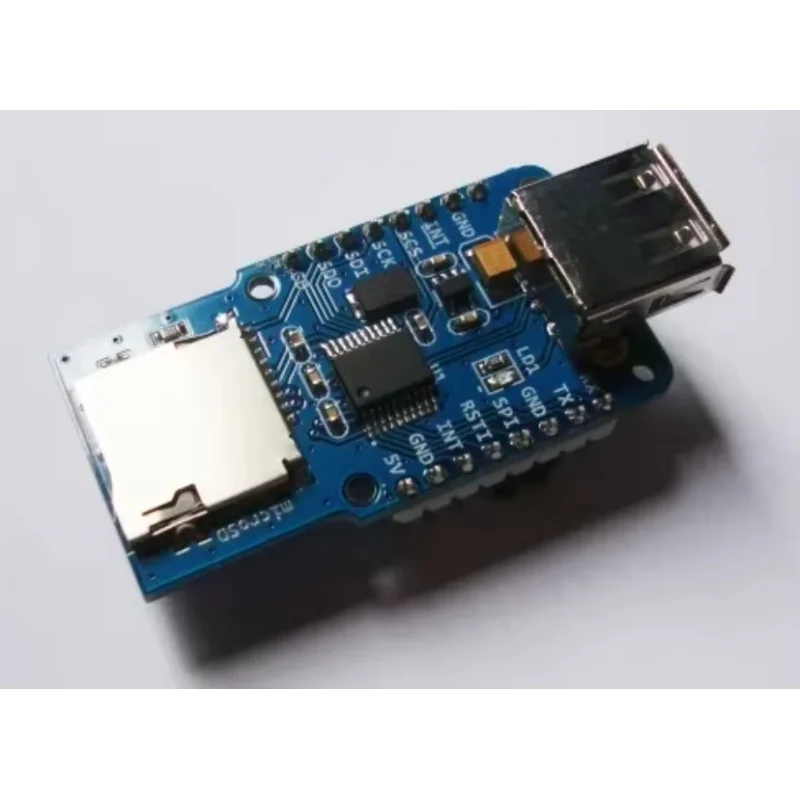 

CH376T U Disk, TF Card, Mouse, Keyboard, Etc. USB Full-speed Serial Port SPI Connection USB Master-slave Module