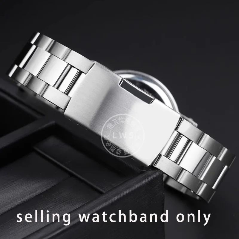 21mm Precision Steel Wrist Strap for Movado Museum Series Silver Soul 0607473 Series Fashion Watch Strap with Men's Accessories image 6