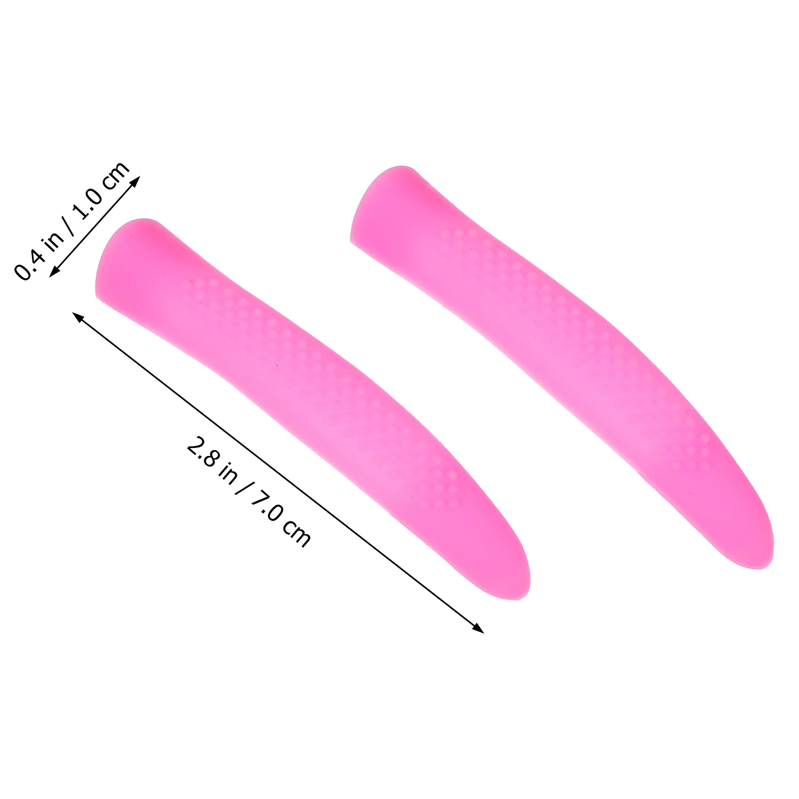 

5Pairs Nail Cuticle Scissors Handle Covers Silicone Anti-Slip Grip Sleeve Manicure Trimmer Handle Protection Case