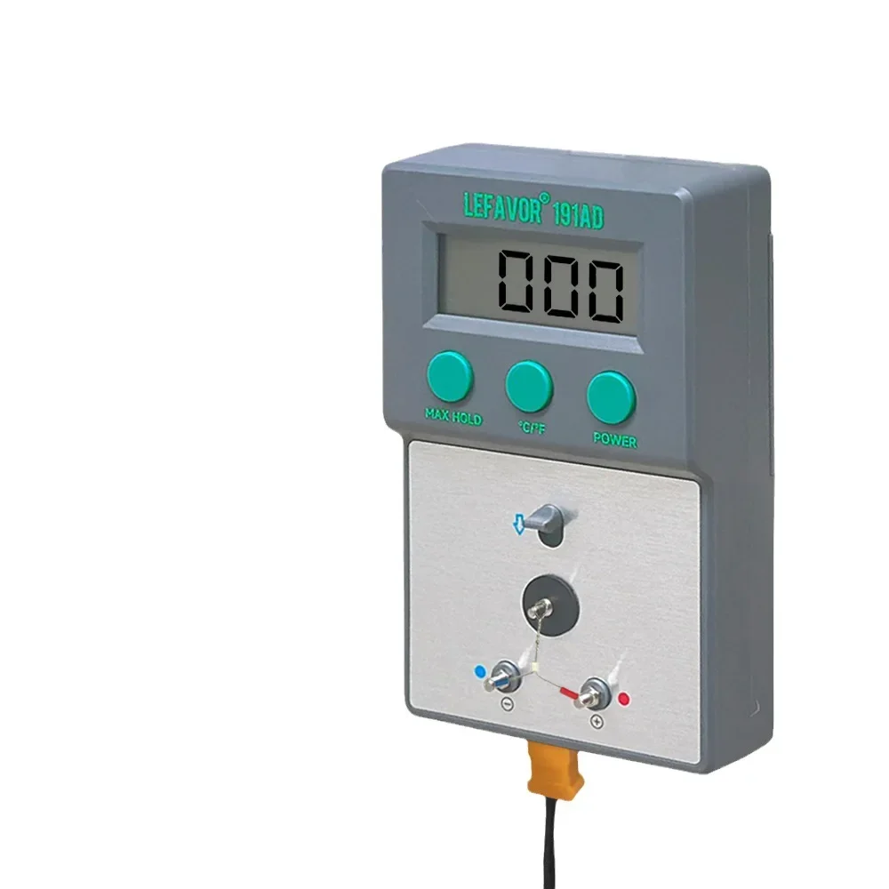 Tester temperatury głowicy lutownicy 191AD, kalibrator temperatury lutownicy, pistoletu powietrznego i pieca cynowego.