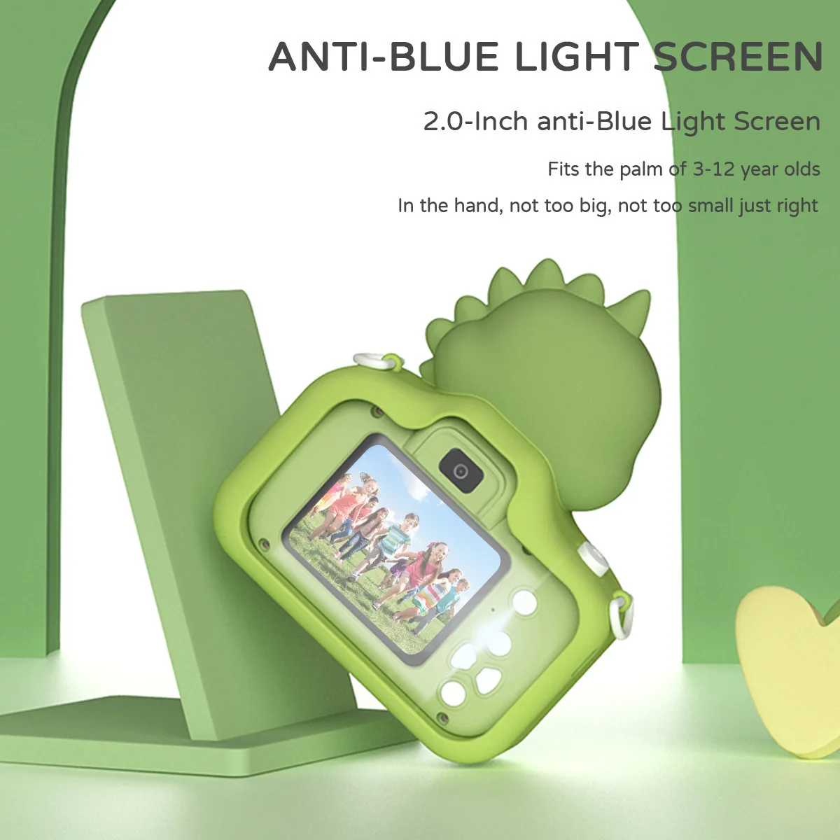 X5S Digital Mini Children's Camera 2.0 inch Anti Blue Light Screen HD Print Photo Easy to Operation Cam for Holiday Gifts