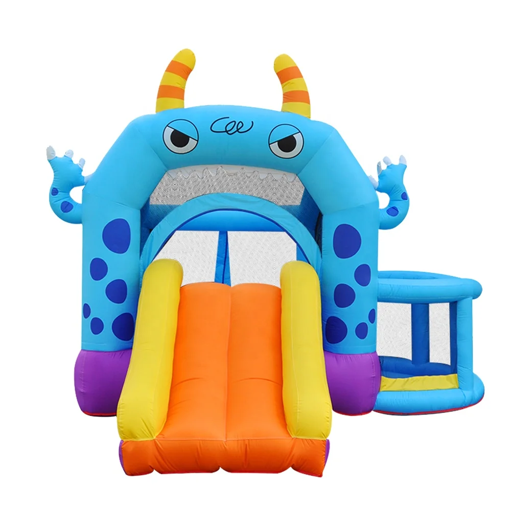 Little monster fashionable children indoor outdoor inflatable bounce house inflatable jumping trampoline bouncy castle