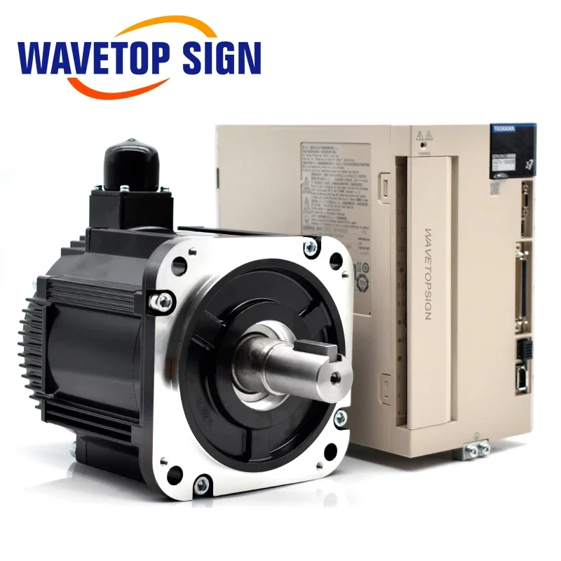 

Yaskawa Servo Motor 1.8KW SGM7G-20AFC61 +SGD7S-180A00B202 Driver Speed 1500RPM Torque 11.5N.m Voltage AC200V