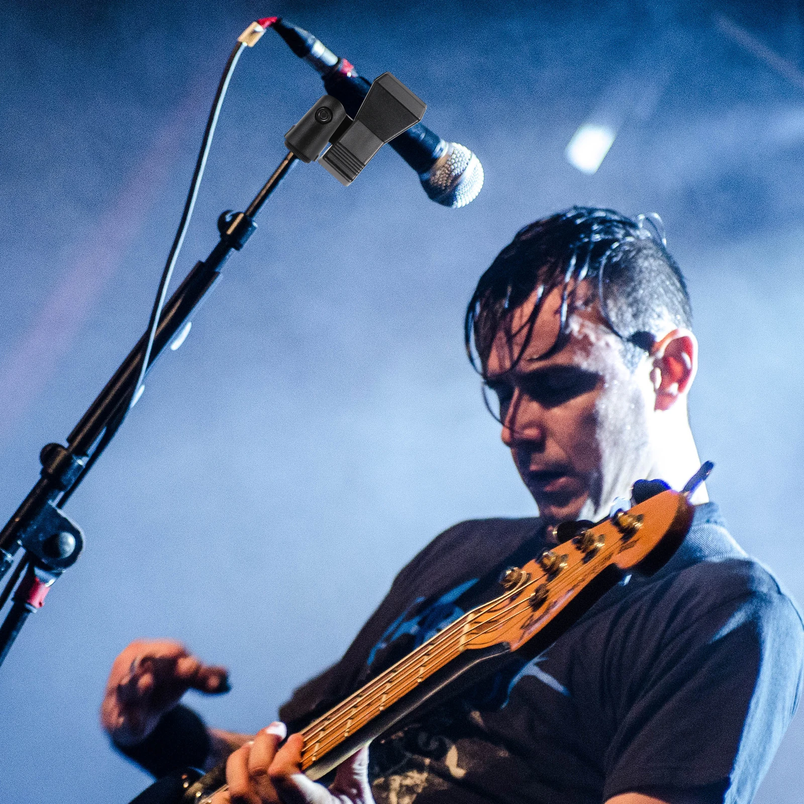 

3Pcs Universal Microphone Clip with Spring Clamp Easy Install Adjustable for Microphones Diameter 15-50Mm Mic Holder