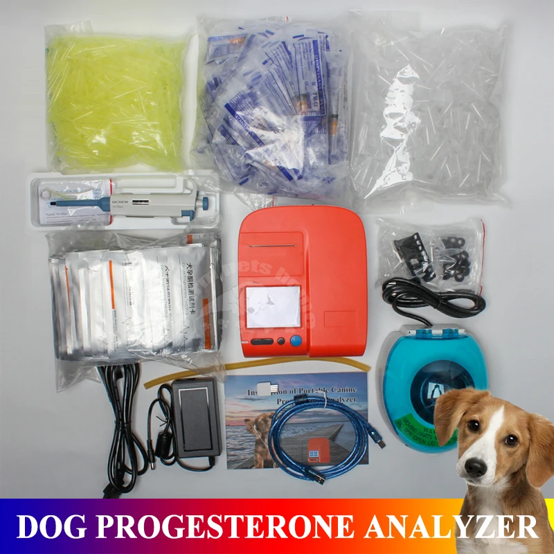 Dog Progesterone Detector Analyzer Kit Canine Dog Pregnancy Tester Machine Veterinary Equipment