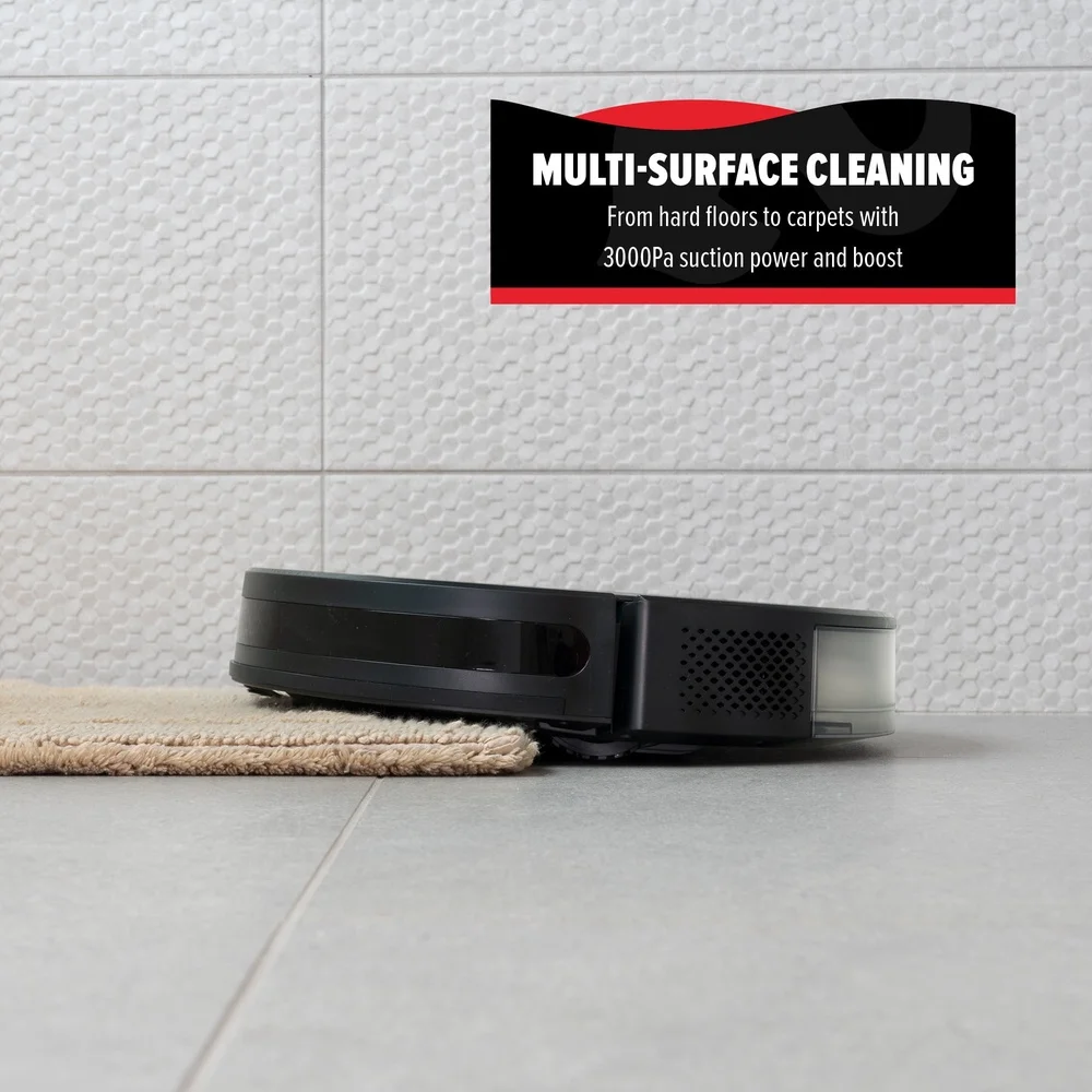 Wi-Fi App Controlled Robot Vacuum with Auto-Docking 8 Cleaning Modes 2000Pa Suction Intelligent Navigation Multi-Surface