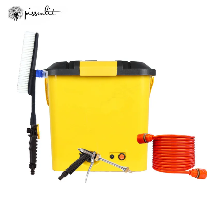 Portable Car Wash Equipment 25L Electric High Pressure 12V Motor Pump High Pressure Washer Foam Generator Car Wash portable