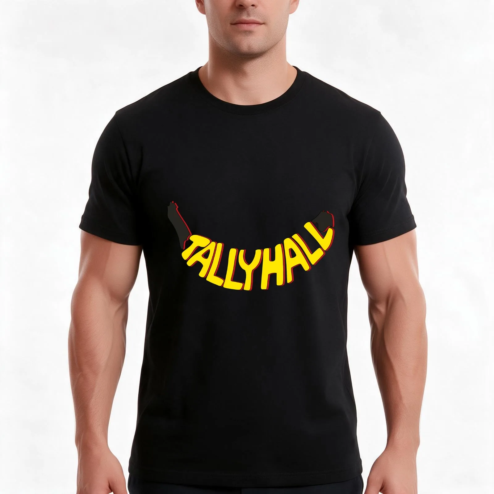 Tally Hall Banana T-Shirt Summer Casual Cotton Tee Oversized Streetwear Tops Vintage Graphic Print Loose Fit Short Sleeve