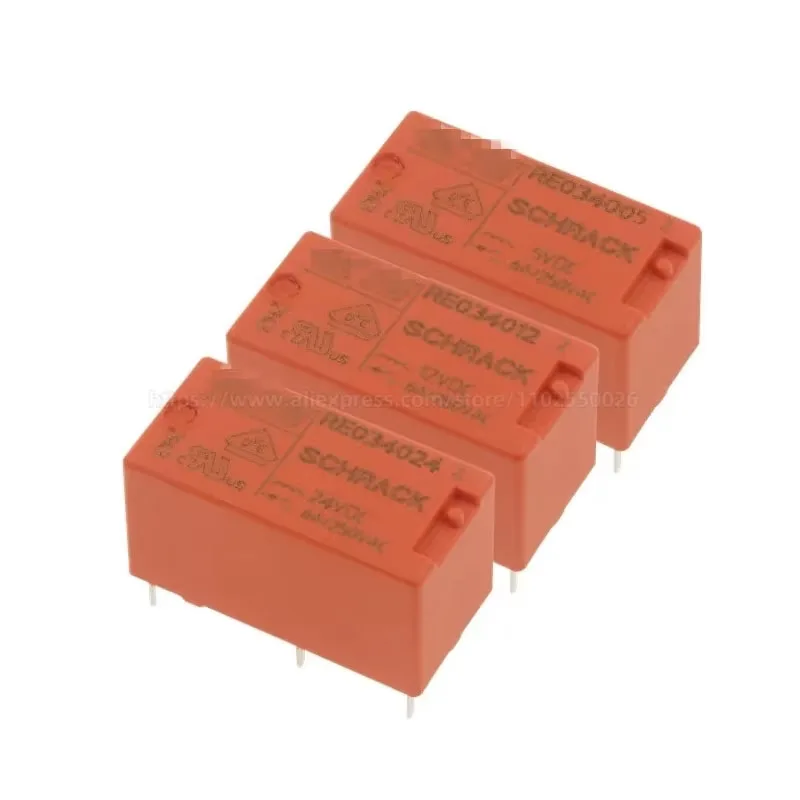 Relay RE034005 2-1416010-3 5V RE034012 1-1393217-5 12V RE034024 1-1393217-8 24V 6A 4Pin