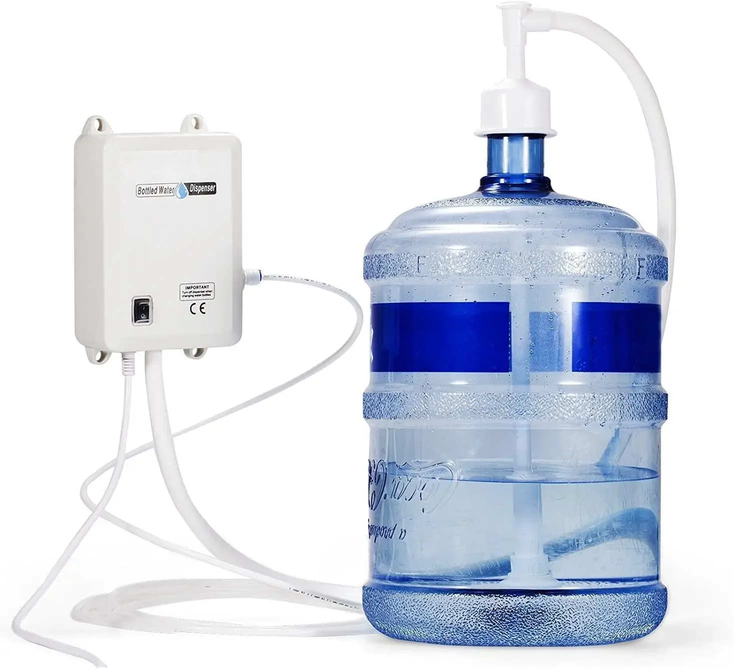 Bottled Water Dispenser Pump System, 5 Gallon Dispensing System, Automatic Electric Water Dispenser, Single Inlet Water Jug Pump