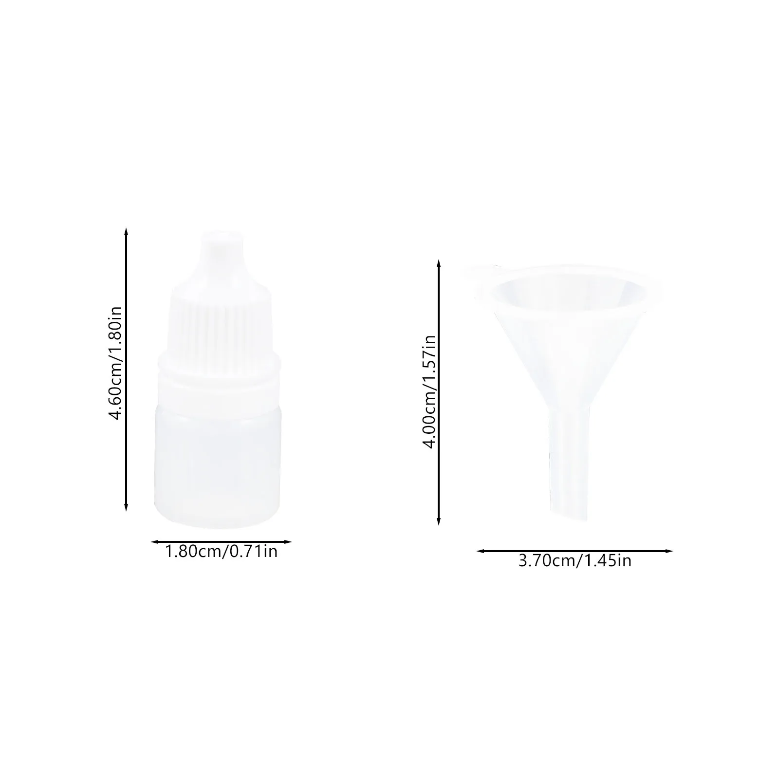 Squeeze Travel Tube Dispensing Bottle Dropper Bottles for Liquids Empty Plastic Small