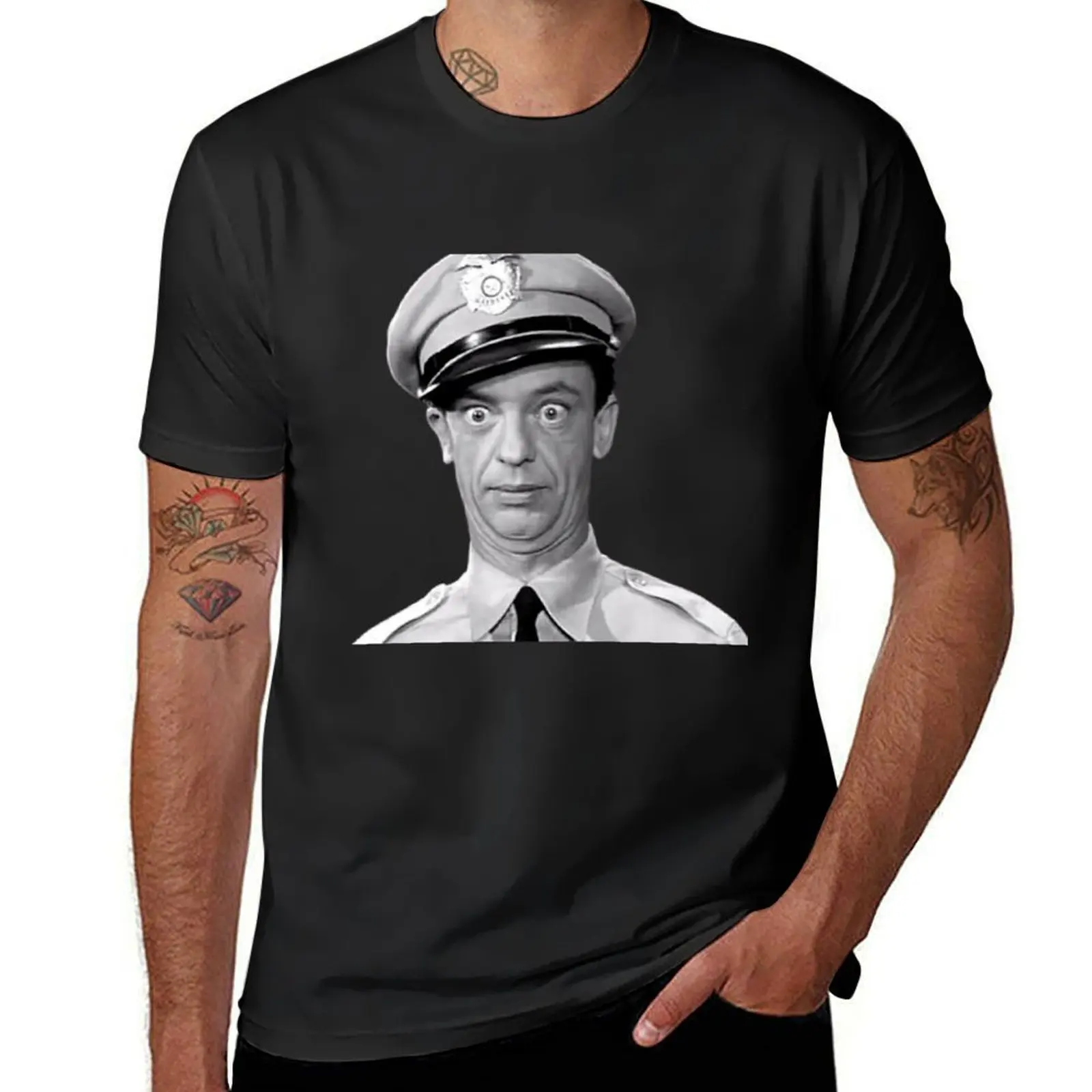 Barney Fife T-Shirt anime oversizeds plain mens t shirts