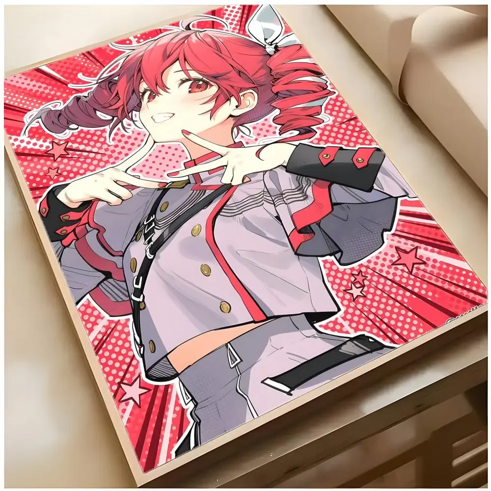 teto virtual vocaloid singer V-Vocaloid Kasane Teto Poster Top-tier Indoor Bar Decor Art & Household Decoration Presents