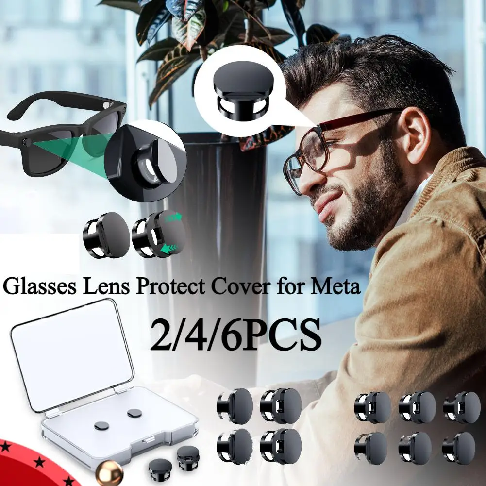 Glasses Lens Protect Cover for Meta Display LED Light Protection Covers Eyeglasses Lights Blockers for Smart Glasses Accessories