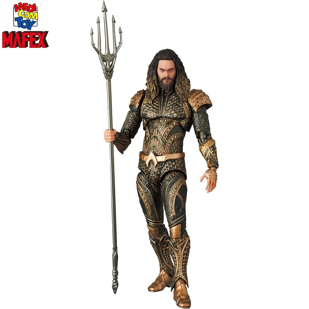 [In Stock] Medicom Toy Mafex Series Dc Comics No.209 Aquaman Zack Snyders Justice League 160Mm Action Figure