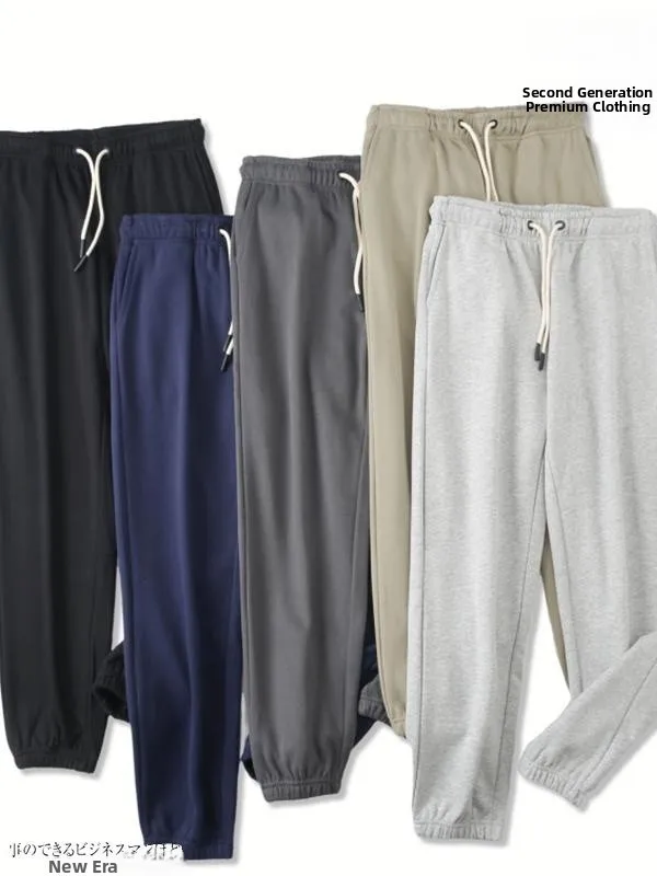 

Теплые брюки Bla Tech Far Infrared Heat Gating, хлопковые брюки на шнуровке, осень-зима, длинные брюки, молодежная мода