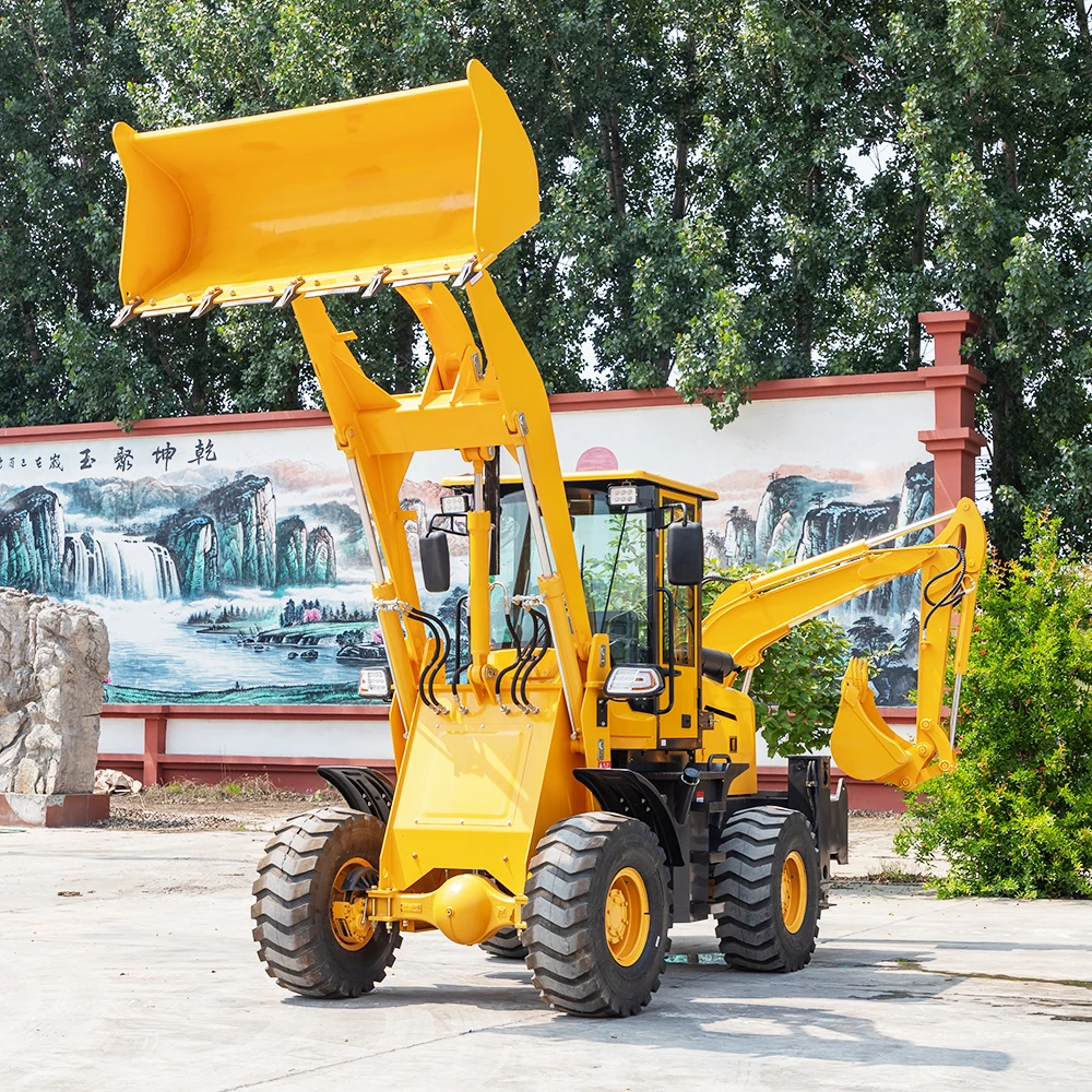 عجلة حفار حفارة حفارة محرك الديزل الهندسة الزراعية اليورو 5 رافعة عجل محمل الطاقة الهيدروليكية حسب الطلب