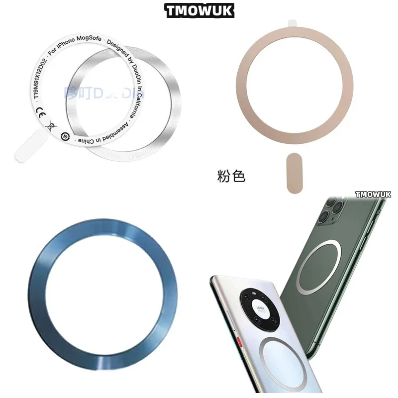 

For Vivo Y81 Y91 Y93 Y20 Y21 Y22 Y51 Y53 Y71 Y78 S T I 5G For Magsafe - Metal Plate For Magsafe Wireless Charging Ring - High -