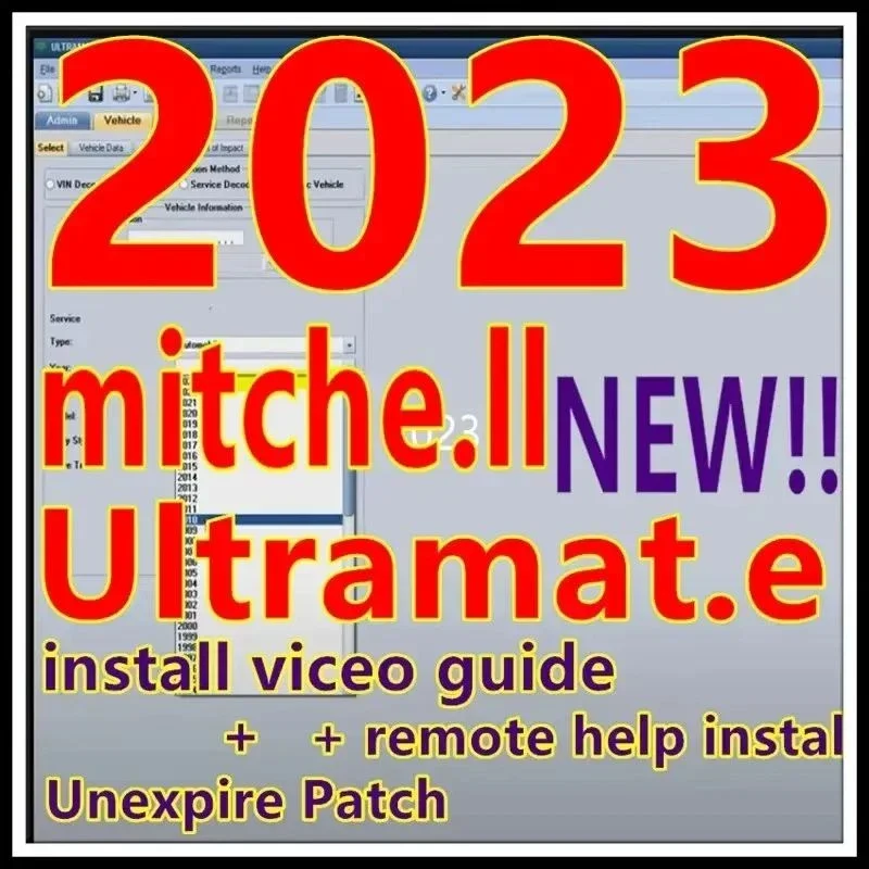 2025 Newtest Car 2023 MITCHell ULTRAMATE 7 COMPLETE ADVANCED ESTIMATING SYSTEM+Patch for never expire+Can installed indefinitely