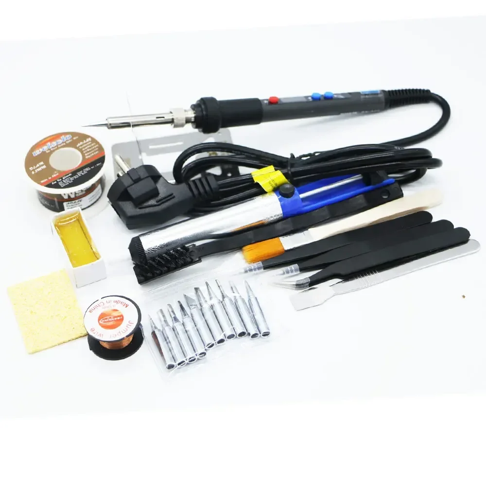 New 220V 90W  quick heating protable LCD Temperature Digital LED Adjustable Electric Soldering Iron