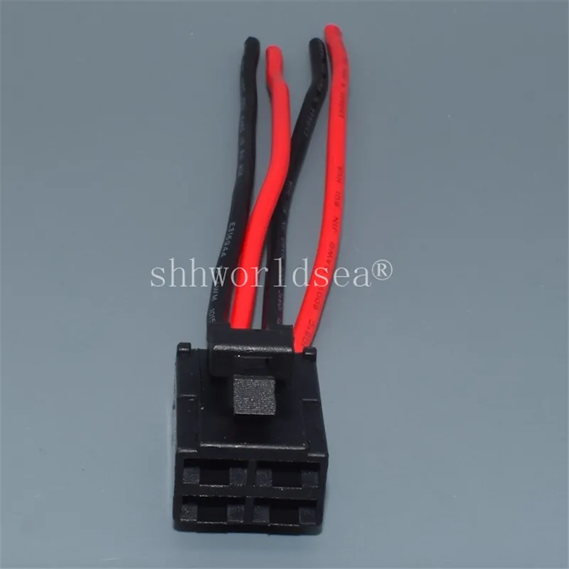 1/100Set 4 Pin 6.3 Series Auto High Current Large Power Electrical Connector Car Wire Cable Harness Socket 7123-2446