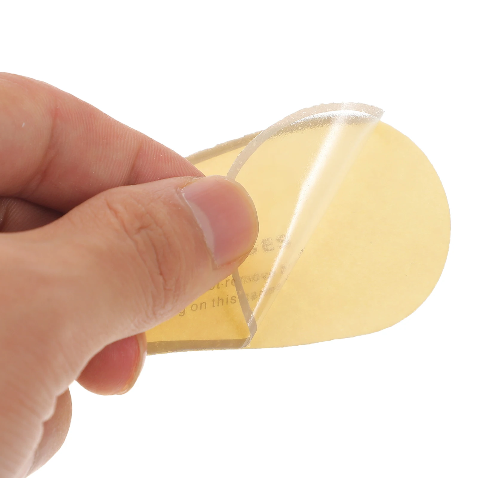 

50 Pcs Warning Label Accessory Part Supply Protective Sticker For Lingerie Wing Clear Stickers Swimsuit Pvc Self-adhesive Miss