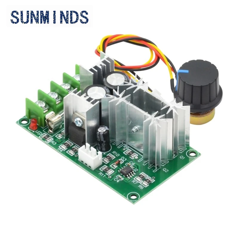 DC10-60V DC 10-60V Motor Speed Control PWM Motor Speed Controller Switch 20A Current Voltage regulator High Power Drive Module