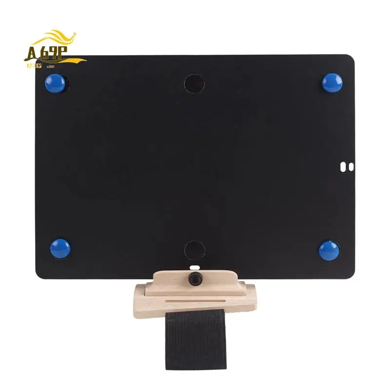 A69P- Music Stand Adjustable Strap Folder Universals Music Stand For Easy Music Sheet Access